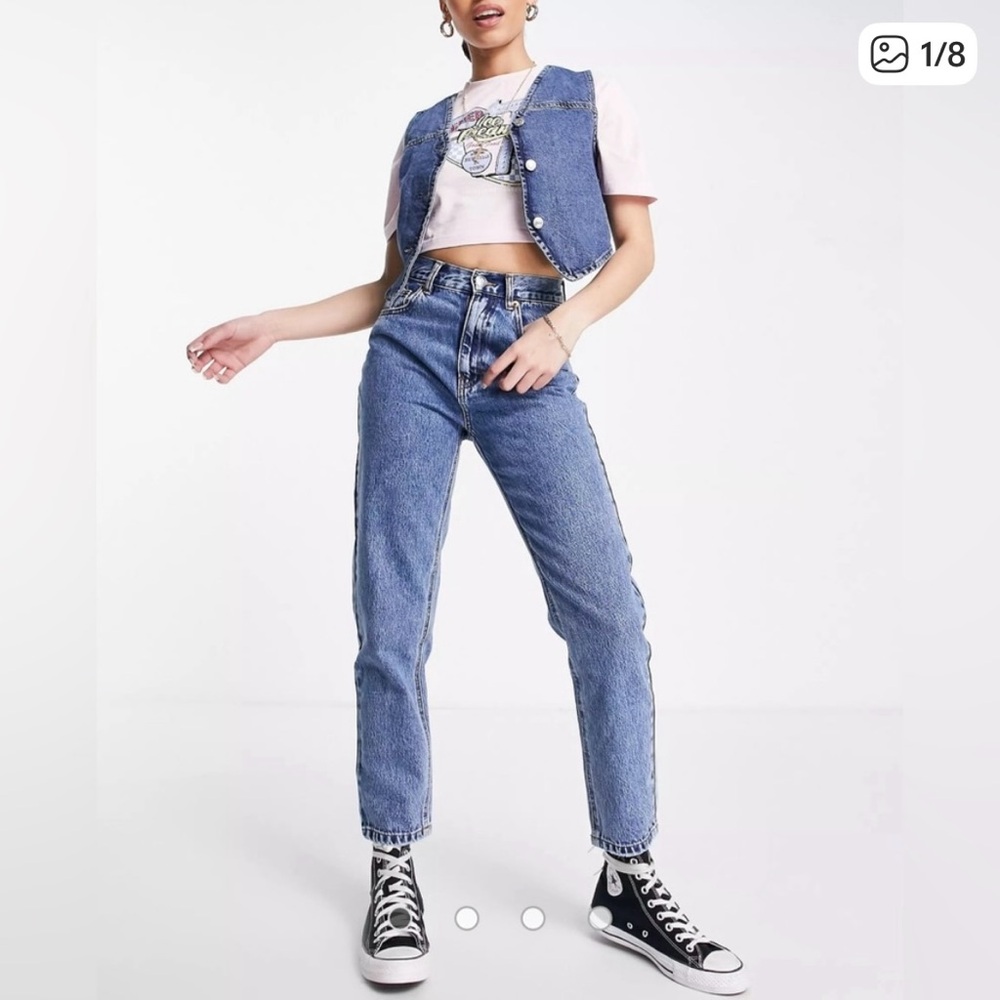 Pull&Bear High Rise Mom Jeans - Picture 5 of 5